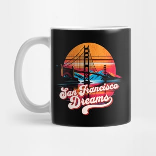 Golden Gate Bridge San Francisco Dreams Design Mug